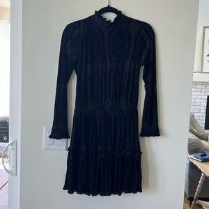 Shoshanna Black Midi Dress